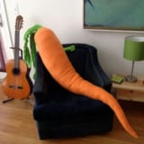 Giant Carrot Body Pillow