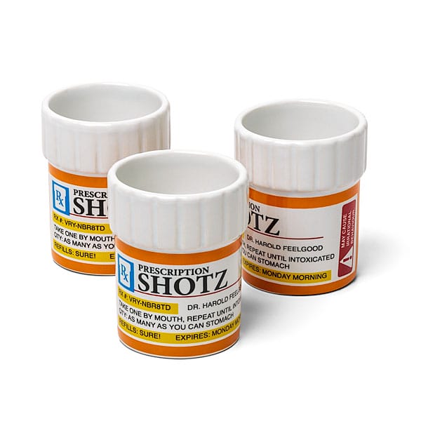 Rx Shot Glass Contains All The Medicine You Need