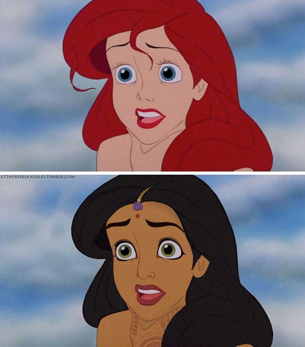 Disney Princesses As Other Races & More Incredible Links