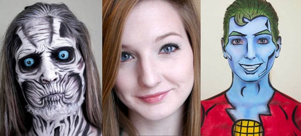 WHOA: Make Up Artist Transforms Her Face Completely