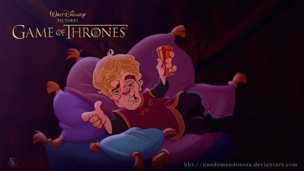 Artist Draws Game of Thrones All Disney Style