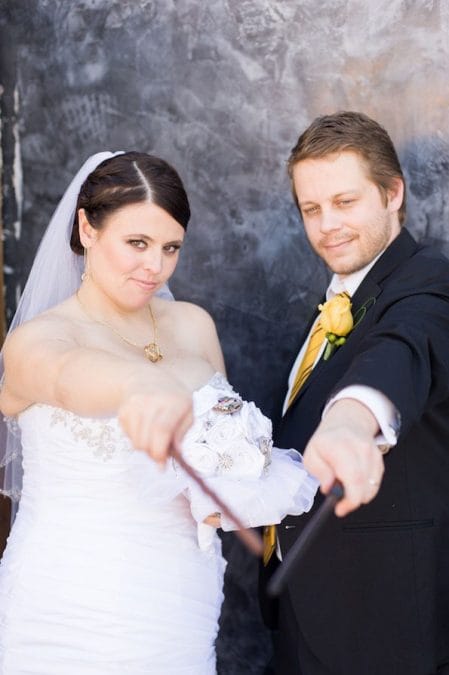 This Couple Had A Mega Elaborate Harry Potter Wedding
