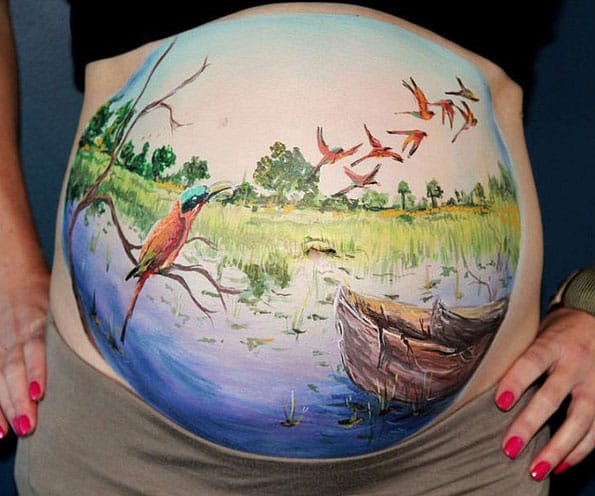 This Kit Turns Your Preggo Belly Into A Work Of Art