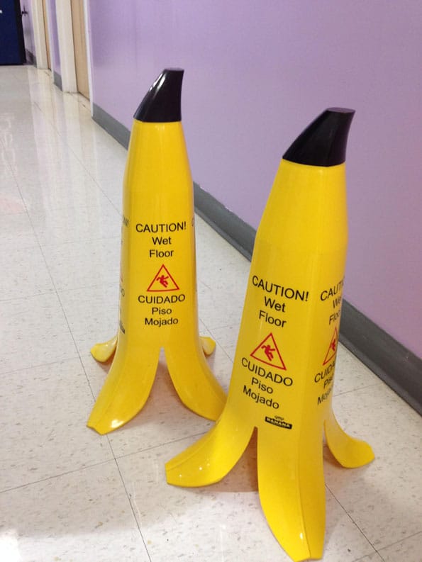 Banana-Shaped Caution Cones Are Clever & Uh, Cautionary
