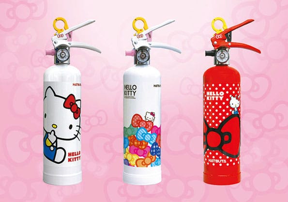 The Hello Kitty Fire Extinguisher Is The Cutest Fire Extinguisher