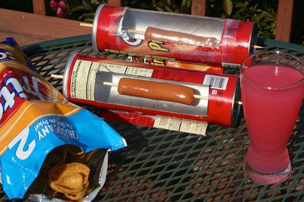 How To Cook A Hot Dog In Pringles Can
