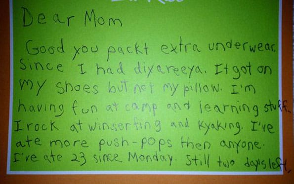 This Epic Summer Camp Letter Will Make You LOL IRL