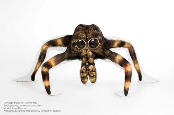 Body Painted Contortionists Are The Ultimate Eye Trickery