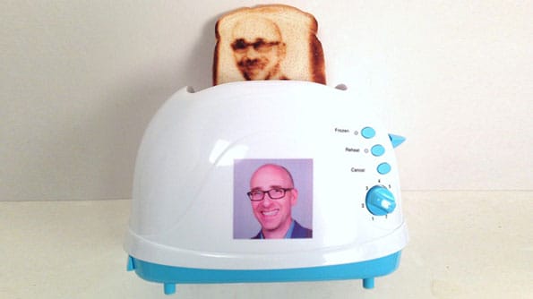 The Selfie Toaster Toasts Your Face Onto Bread