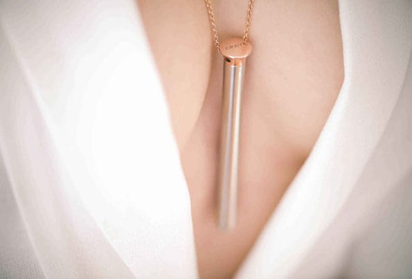 A Fashionable Necklace Doubles As A Vibrator