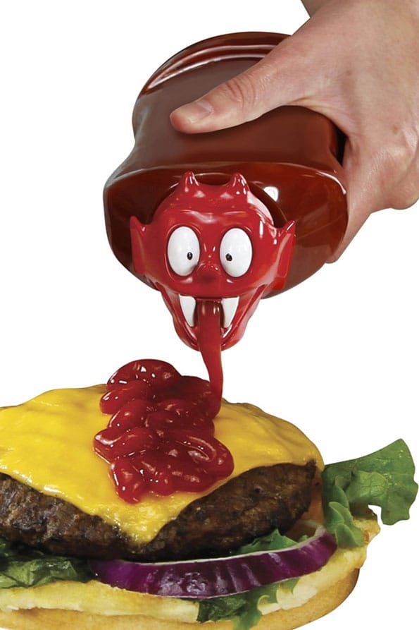 Demonic Condiment Caps For Ketchup and MustAHHHHrd