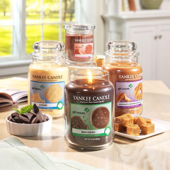 Mmm, Girl Scout Cookie Candles