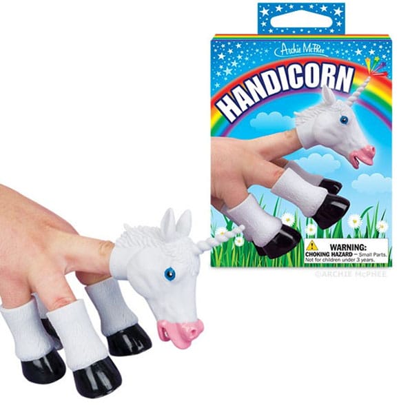 Handicorn: A Unicorn Finger Puppet, Because Why Not?