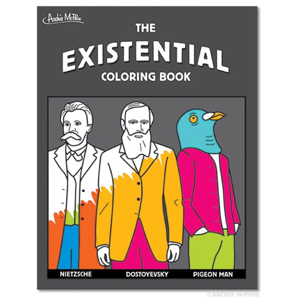 Everything Is Pointless Including The Existential Coloring Book