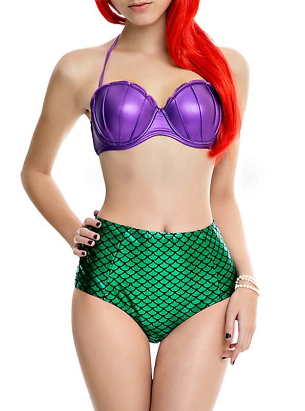 Play Ariel At The Beach With This Little Mermaid Swimsuit
