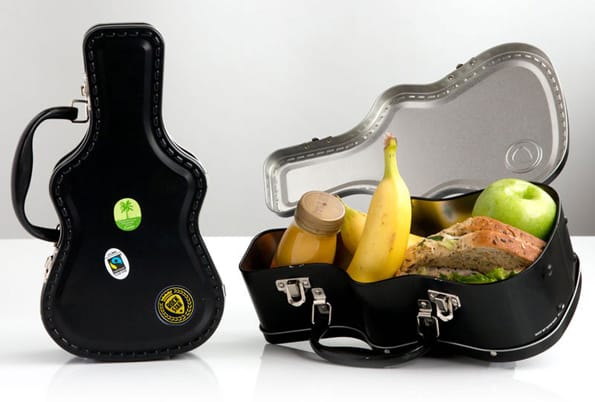 The Guitar Case Lunch Box Are For Students Of ROCK!