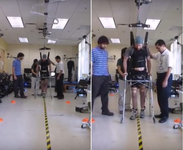 Watch As A Paralyzed Man Walks Again Thanks To Technology
