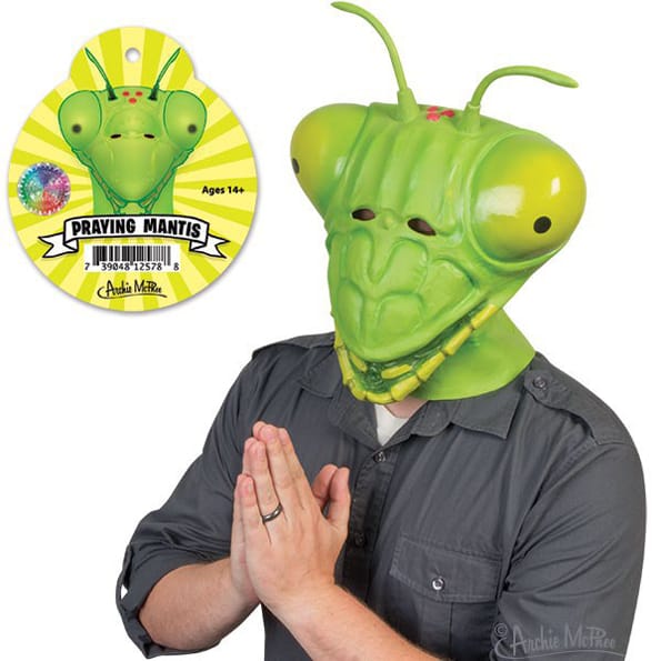 The Praying Mantis Mask You've Always Wished For Now Exists