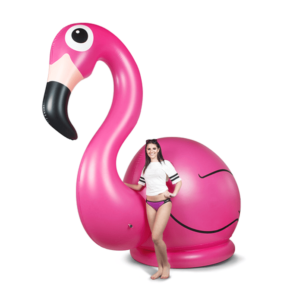 Admit It: Your Lawn Needs This Giant Inflatable Pink Flamingo