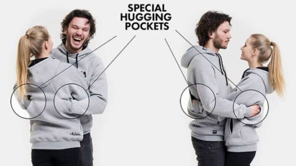 The Hugging Hoodie Has Pockets In The Back For Ultimate Hugs