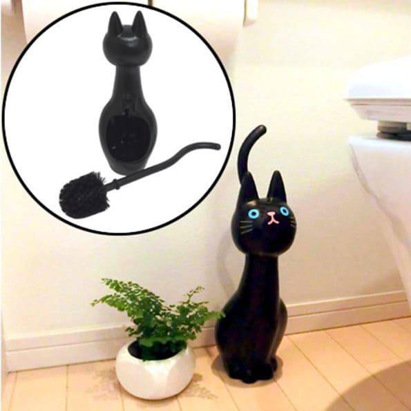 Every Cat Themed Bathroom Needs This Cat Toilet Brush