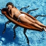 The Giant Cockroach Pool Float Is Possibly The Worst Pool Float