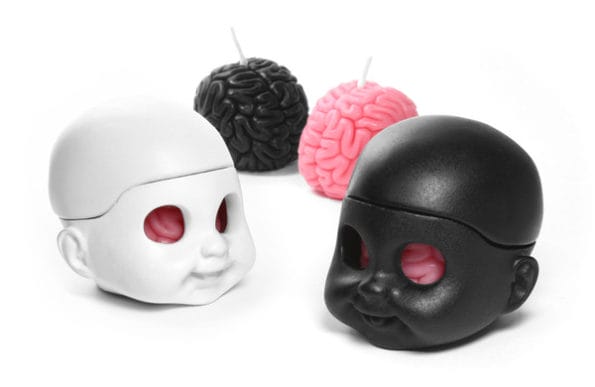 brain-skull-candle