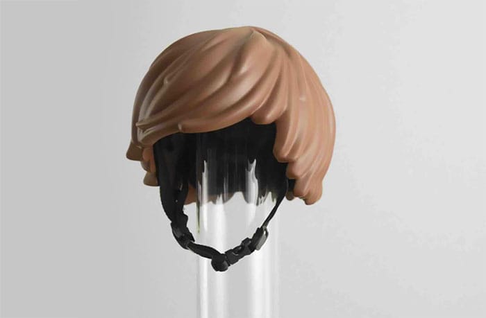 Everything Is Awesome Including This LEGO Hair Bike Helmet