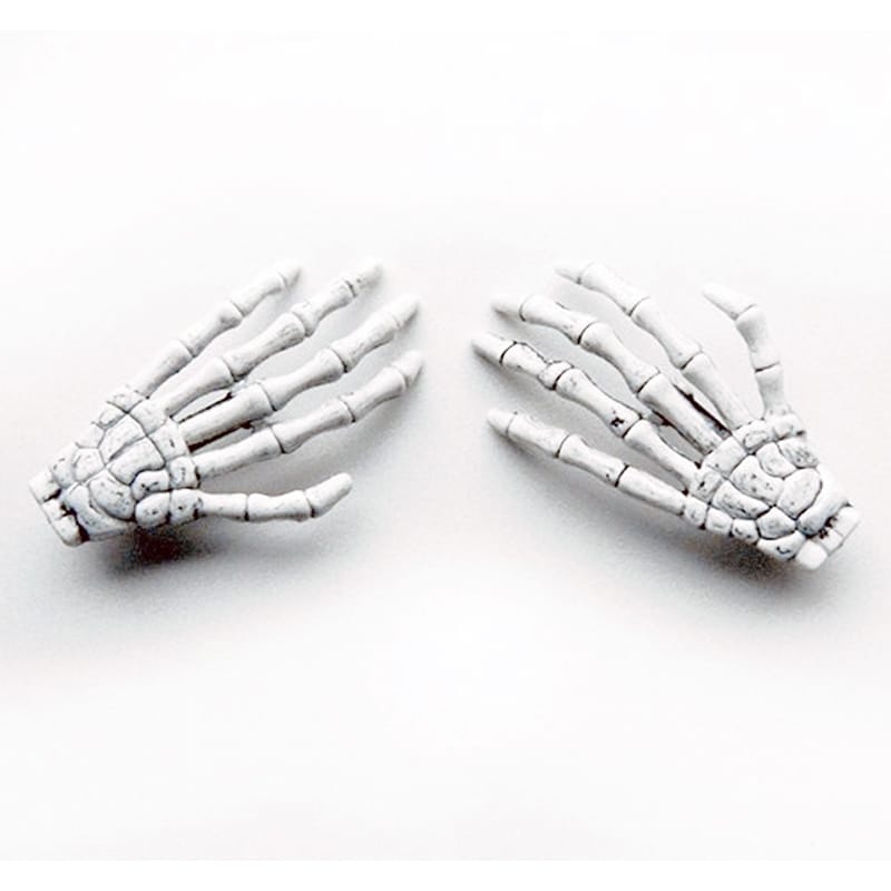 These Skeleton Hand Barrettes Are Creepy AND Cute!