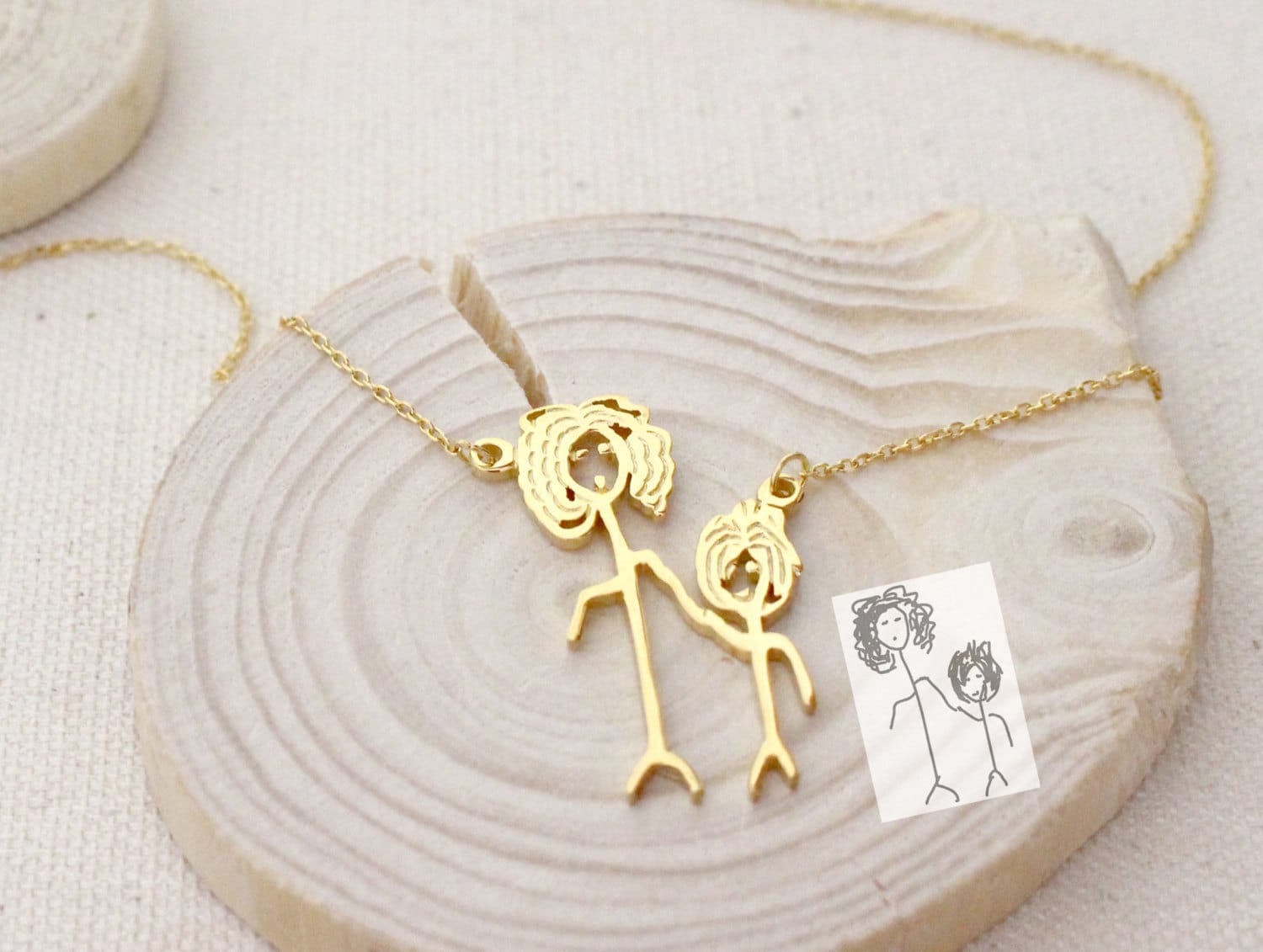Now You Can Turn Your Child's Drawing Into A Necklace!