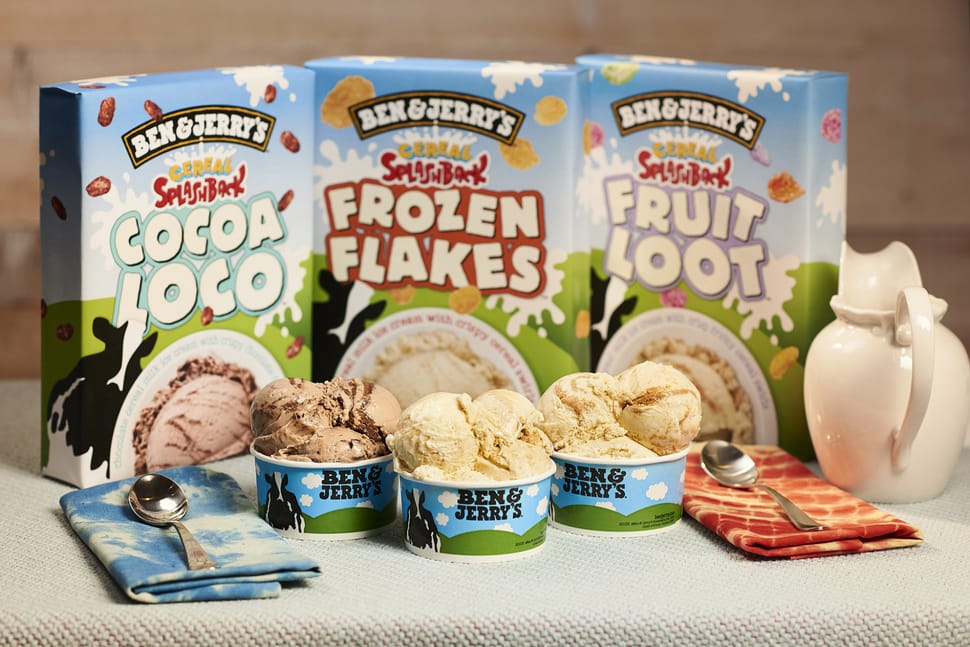 New Ben & Jerry’s Ice Cream Flavors Made With CEREAL MILK