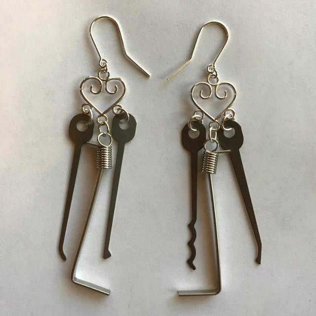 Lock Pick Earrings, For The Most Fashionable Of Burglars