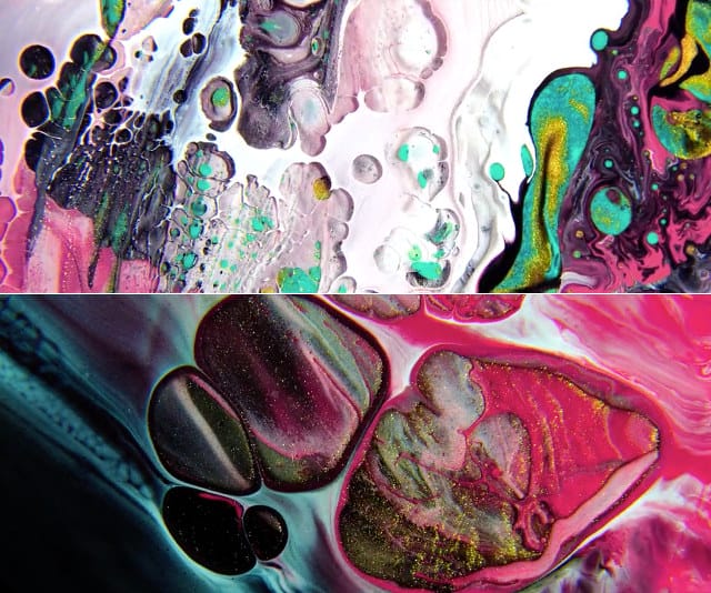Soap, Oil, And Paint Up Close Looks Like Outer Space!