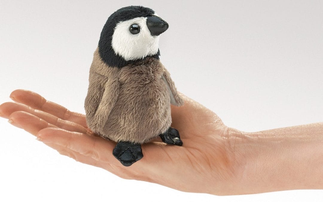 Penguin Baby Finger Puppet Folkmanis Mini Emperor