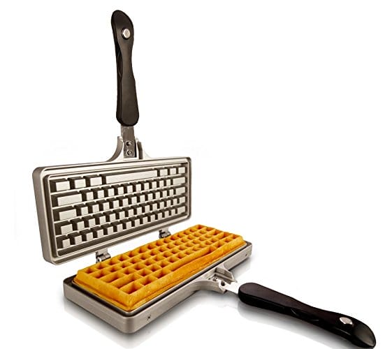 Ctrl + Alt + Delicious: Keyboard Shaped Waffle Iron