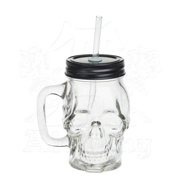 Do You Love Skulls? Glass Skull Drinking Jar