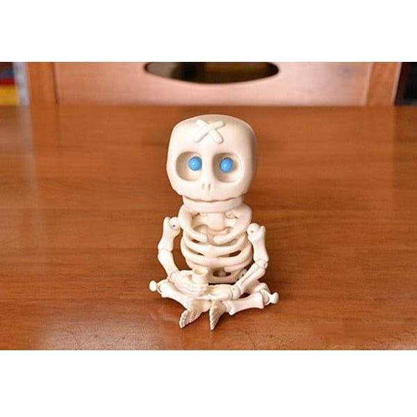 Resin Skeleton Doll with LED Eyes