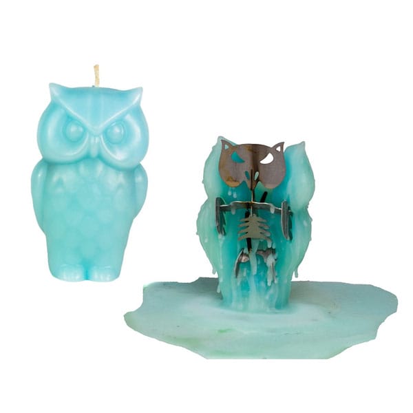 Angry Owl Shaped Candles for Halloween
