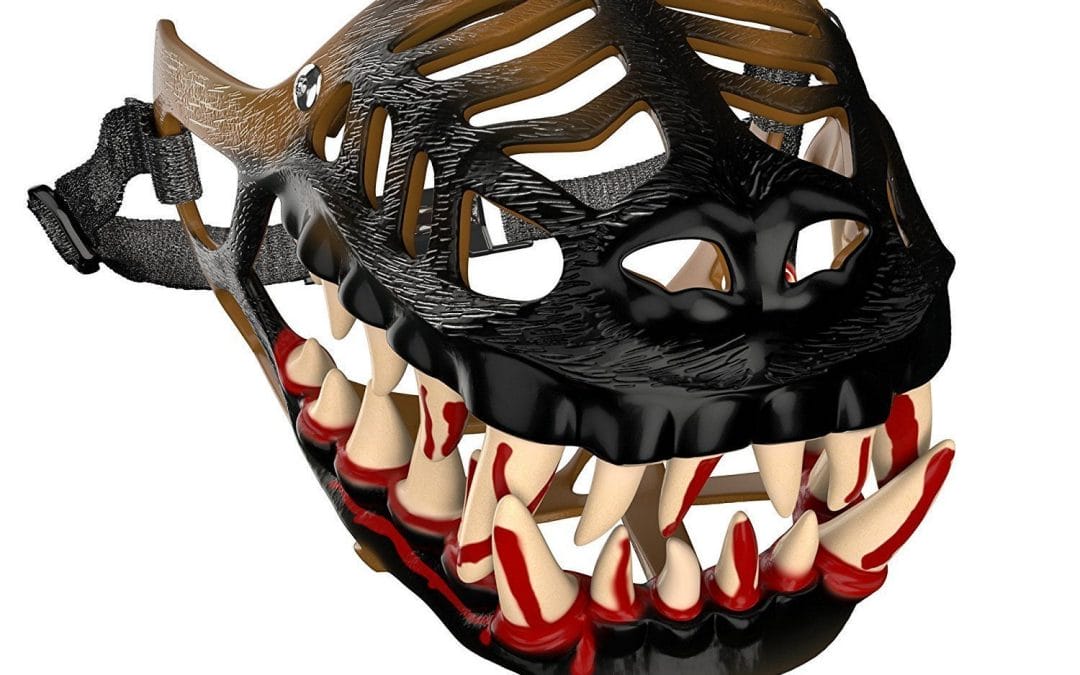 Halloween Dog Costume with Large Scary Teeth