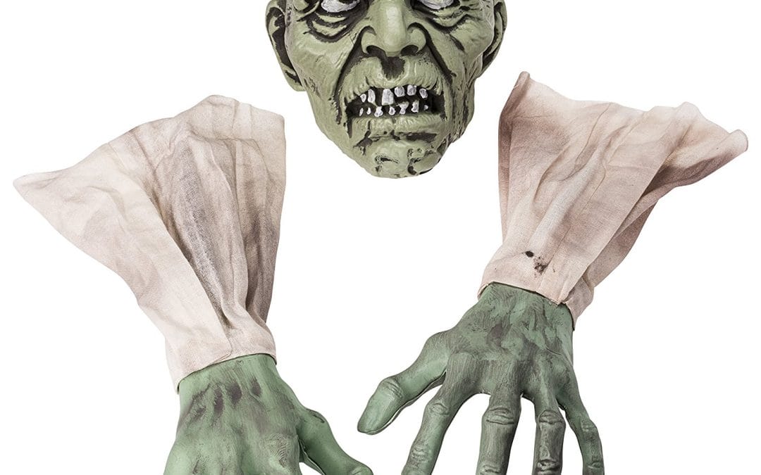 Halloween Zombie Face and Arms