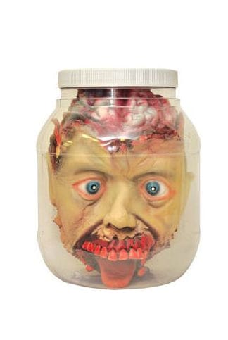 Halloween Scary Head in the Jar