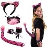 Sexy Halloween Pink Panther Costumes for Women
