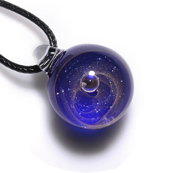 Celestial Glass Artistry - Cosmic Pendant