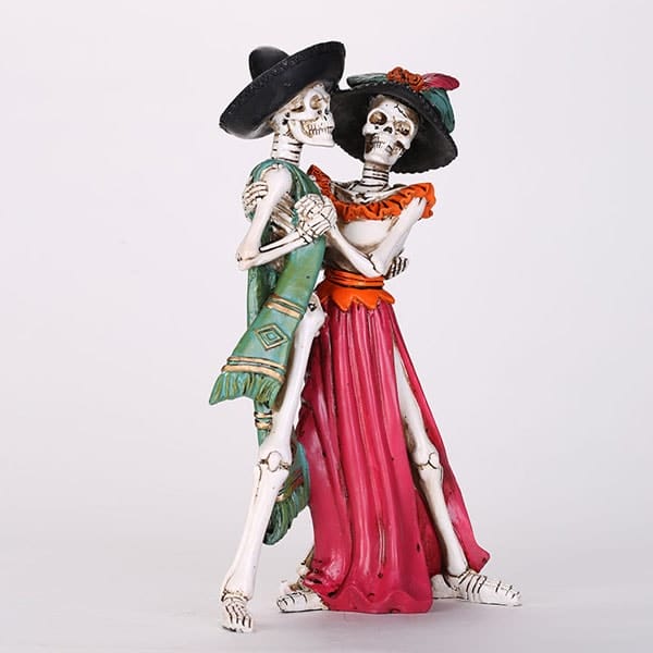 Skeleton Couple Dancing in a Sexy Style