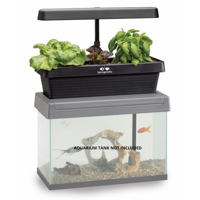 Innovative Gardening Tool with Aquarium