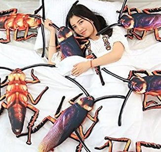 Cockroach Shaped Pillow