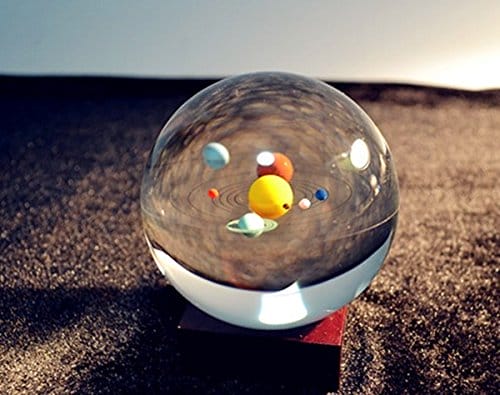 Mini Solar System Crystal Ball