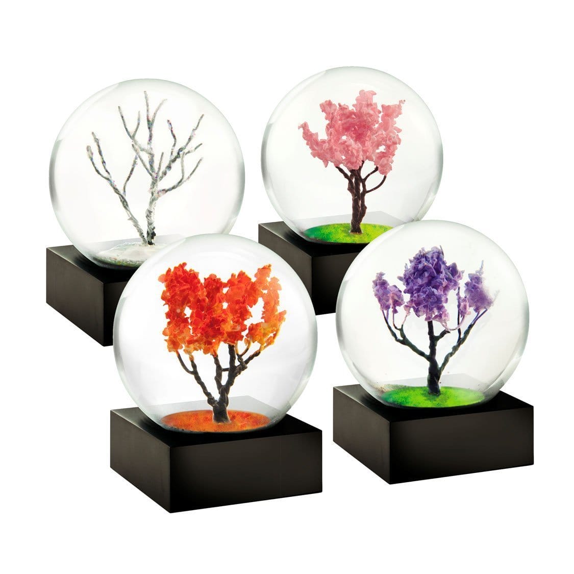 Mini Snow Globes: Four Seasons