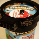 Keep away from my ice cream!