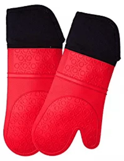 Safe and Comfortable Silicone Oven Mitt